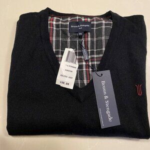 Bruun / Stengade Men Black Sweater Size XXL